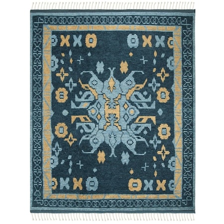 Safavieh Kenya Large Rectangle Area Rug, Blue and Gold - 9 x 12 ft. KNY112A-9